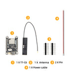 LinkMejor® T7-C6 ESP32-C6-MINI-1 Wi-Fi6 BLE5 Thread/Zig bee SoC Development Board With Charging Chip TP4065 Wireless Protocol Bluetooth 5 Onboard BOOT Reset Switch