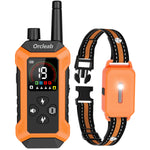 LinkMejor Dog Training Collar with LCD Display 4000FT Remote Range IP67 Waterproof Collar with Flashlight Security Keypad Lock PC-32