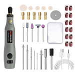 LinkMejor Charging 10W Grinding Machine Mini Wireless Variable Speed Rotary Tools Kit Engraver Pen for Milling Polishing