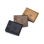 LinkMejor Genuine Leather Wallet for Men Retro Large Capacity Wallet RFID Blocking Wallet Multi-card Position Credit Card Purse Multifunctional Card Bag, Short Mens Wallet Gifts with Gift Box