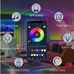 Elfeland 5/10/15m RGBIC Neon LED Strip Light Music Sync DIY Flexible Waterproof IP68 Neon Rope Light for Indoor Outdoor Decor Lighting