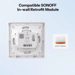 LinkMejor E1GSL 1-Gang Wall Switch Enclosure No Neutral Wire Required Ultra-Slim PC Material Clip-on Installation Enclosure for ZBMINIL2