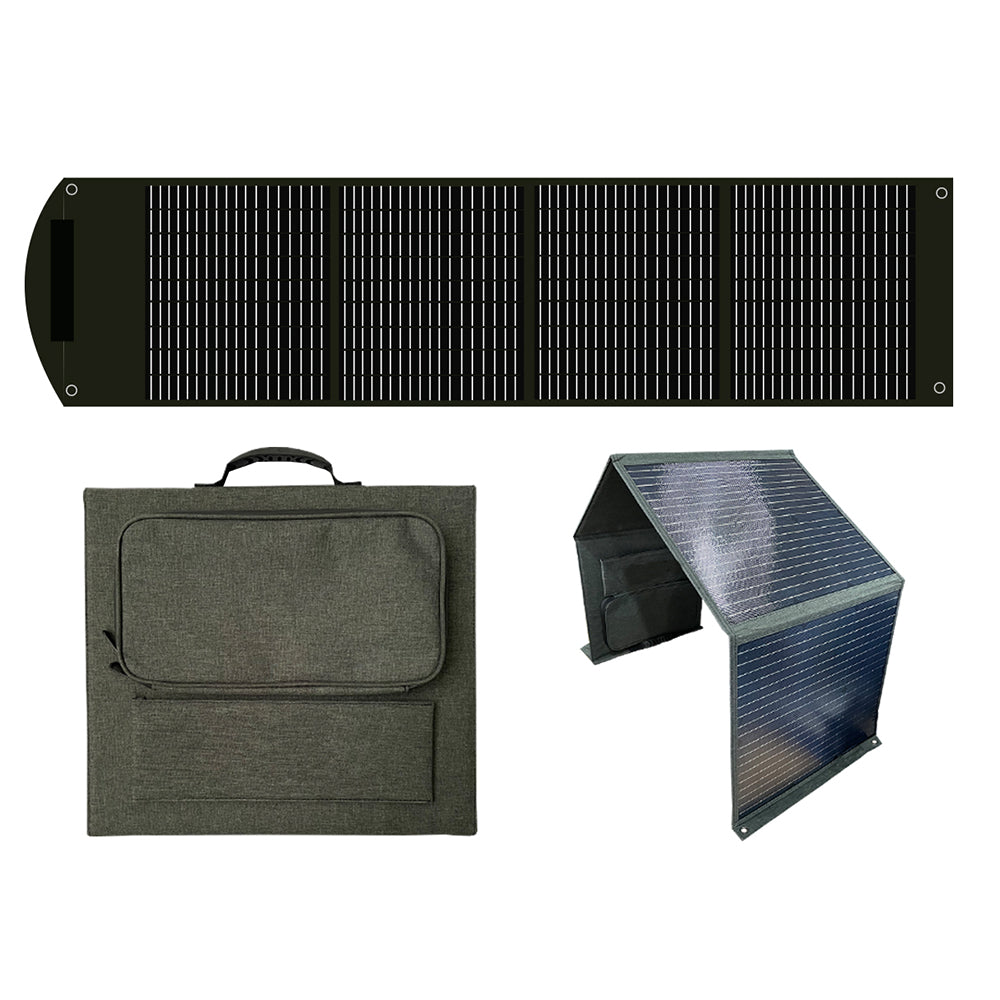 [US Direct] Poweronetek 100W Foldable Solar Panel Foldable 18V Conversion Waterproof Portable PV Panel For Power Sation Outdoor Charging Device TMB-SP100F