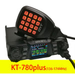 LinkMejor KT-780 Plus Mobile Radio 100W High Power 136-174MHz VHF 400-480MHz UHF Car Ham Walkie Talkie Transceiver with LCD Display