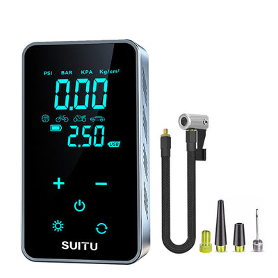 Portable Electrical Car Air Pump Mini Tire Inflatable Pump Inflator Air Compressor Pump for Car Motorcycle Bicycle Ball
