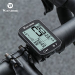 WEST BIKING Smart GPS Bike Computer, 5-Star Galileo Speedometer Wireless Odometer with Bluetooth Phone Sync, IPX7 Waterproof Auto Backlight Bicycle Tracker for Road, MTB, E-Bike