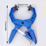 Woodworking G-shaped Spring Clamp Lightweight Adjustable Width C Handheld Jig Multifunctional Flat Head Clamping Retainer Tools