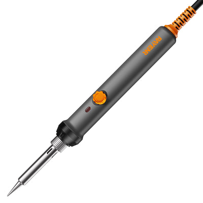 LinkMejor Digital Soldering Iron 60W Adjustable Temperature 150°C-500°C Ceramic Heating Element 18-Piece Kit with Stand Desoldering Pump Tweezers Cutter