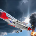 Flybear FX9501 P51 Mustang Fighter 395mm Wingspan Brushless Motor 2.4G 4CH Built-in Gyro EPP RC Airplane Fixed Wing RTF
