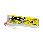 Tattu 3.7V 500mAh 95C 1S LiPo Battery PH2.0 for Mini RC Drone