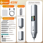 Awgem KE5 Cordless Ultrasonic Cutter 45W 2-in-1 Cutting & Grinding Tool with Replaceable 3000mAh Battery 5 Adjustable Speeds