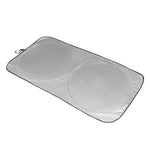 LinkMejor Car Windshield Sun Shades Cover Silver-Coated Polyester