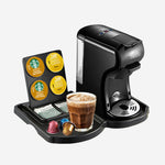 [EU/US Direct] HiBREW H1A 3 IN 1 Expresso Coffee Machine Compatible with NS Capsules DG Capsules Ground Coffee 220V-240V 1450W Fast Heating Auto Power Off