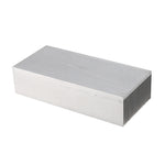 Dense Teeth Heat Sink 69*37*150mm Aluminum Heat Sink LED Heat Sink Aluminum Block Compact Teeth 24 Fin Radiator for IC Module PC Computer LED PCB