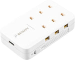 LinkMejor 6 Ports 1S Battery Charger 5-12V Input Type C 1A for 1S BT2.0 PH2.0 Lipo Battery