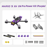 LinkMejor Mario5 XH 5 Inch 6S Power Kit FPV Racing Drones BNF NO VTX NO Camera Compatible with DJI O4 Pro Air Unit
