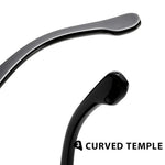 Fashion Punk Retro Polarized Round Sunglasses with Leather Strap Accents UV400 Protection Eyewear Glasses for Outdoor Travel Driving