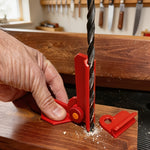 Adjustable Drill Guide 5-Angle 0°-90° Precision Positioning with 3 Lengths for Short/Long Bits Portable Woodworking Auxiliary Tool