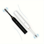 Ultrasonic Electric Toothbrush USB Charging Toothbrush for Adults Children Soft Bristles Portable Waterproof Brush Kit with 4 Brush Heads
