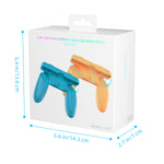 LinkMejor LinkMejor-NS2276 Switch2 Detachable 2-in-1 Joy-Con Grip Ergonomic Dual Hand Mode Tool-Free SL/SR Access Wrist Strap Portable Gaming Controller Grip Game Accessory