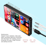 4-inch Touch Screen MP3 Player bluetooth Hi-Fi Sound Built-in 16GB Memory 24H Playback FM Radio Recording Ebook 1000mAh Battery Portable Music Player Lossless Music