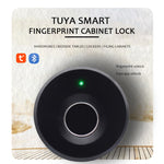 LinkMejor HF-M3 Tuya Smart Fingerprint Lock Drawer Lock Intelligent Electronic Furniture Locker Lock suitable for Thickness 14-21mm