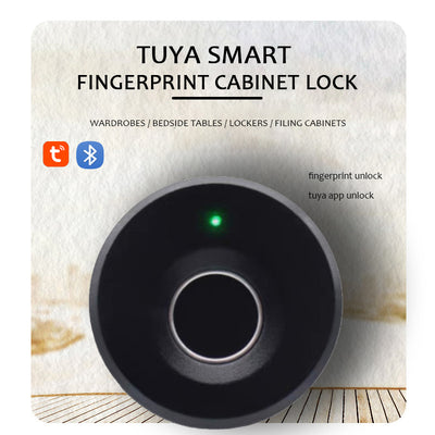 LinkMejor HF-M3 Tuya Smart Fingerprint Lock Drawer Lock Intelligent Electronic Furniture Locker Lock suitable for Thickness 14-21mm