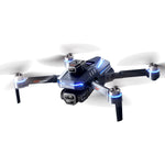 LinkMejor GT8 WiFi FPV with 4.9inch LCD Screen Controller HD Front Bottom Rear Three Camera Servo Gimbal 360° Obstacle Avoidance Brushless Foldable RC Drone Quadcopter RTF