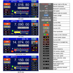 FX-4CR 3rd Generation V3 Radio SDR HF Transceiver 1-20W Adjustable Power USB LSB CW AM FM Modes Bluetooth Type-C Port