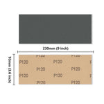 60pcs Silicon Carbide Sandpaper Sheets Wet and Dry Sanding 15 Grit Levels Professional Polishing Wood Metal Automotive