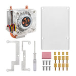 Raspberry Pi 5 RGB Low-Profile ICE Tower CPU Cooling Fan Horizontal/Vertical U-shaped Copper Tube Fin Tower