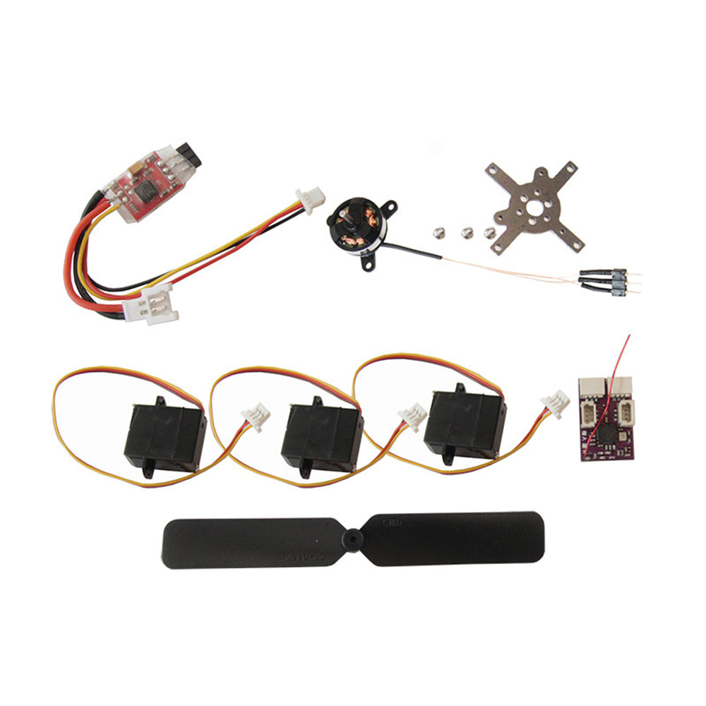 Oversky AP02 Brushless Motor With Receiver Servos Propeller Power System Combo for Indoors RC Airplane Fixed Wing
