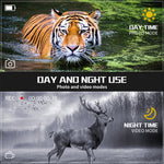 IPRee 1080P HD Monocular with 16X Digital Zoom, 7-Level Brightness Adjustment, Clear Viewing up to 300 Meters in Total Darkness, Essential for Nighttime Activities, Night Vision Glasses