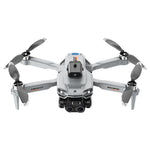 LinkMejor G101 WiFi FPV with 4.5inch LCD Screen Controller HD Dual Camera Servo Gimbal 360° Obstacle Avoidance Optical Flow Positioning Brushless Foldable RC Drone Quadcopter RTF