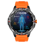 V45 1.46-inch HD Display 1000mAh Massive Battery Compass IP68 Waterproof bluetooth Call Heart Rate Blood Oxygen Monitor Sleep Monitoring Breathing Exercise Multi-sport Modes Smart Watch