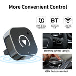 2in1 Wireless CarPlay Android Auto Adapter Convert Wired to Wireless with 5GHz WiFi USB Type C Plug and Play for Factory Car Systems