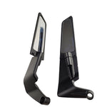 Motorcycle Wind Wing Side-Mirror Rear View Mirrors Side Rearview Reversing Mirror for Kawasaki/Yamaha/Suzuki ZH2 1000 2021-2023