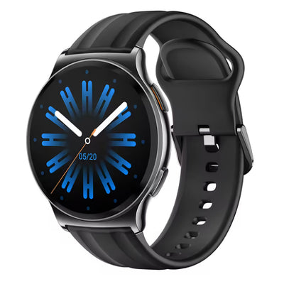 LinkMejor Solar Lite 2 1.43-inch AMOLED Display 1ATM Waterproof Heart Rate Blood Pressure Blood Oxygen Monitor Sleep Monitoring Multi-sport Modes Smart Watch