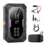 4 In 1 5000A Car Jump Starter with Air Compressor LED Lighting Tire Pump Power Bank Portable 12V Battery Starting Car Battery Charger