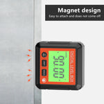 360° Digital Level Angle Gauge Mini Measuring Protractor Inclinometer with Electronic Magnetic Base Backlight Carpenter Tools