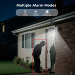 Hiseeu WTD904D 4MP Pixels Solar Powered Wireless WIFI IP Camera with Color Night Vision PIR Motion Alerts 5200mAh Battery Low power consumption IP66 Waterproof Security Camera
