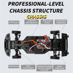 LinkMejor 1899/A99 RTR 1/18 2.4G RWD RC Car Drift GTR R34 Optional Gyro LED Light On-Road Full Proportional Alloy Body Shell Racing Vehicles Models Toys