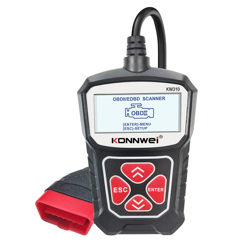LinkMejor KW310 OBD2 Car Diagnostic Scanner EOBD Scan Tool DTC Engine Code Reader Voltage Test Built-in Speaker