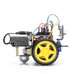 LinkMejor 2WD Smart Automation Robot Car Kit For ESP8266 ESP12E D1 Wifi Board For Arduino Programming Starter Smart Electronic Robotic Kit