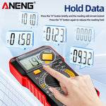 LinkMejor SZ304 Digital Multimeter, ABS Body, Accurate Measurement of Voltage Current Resistance Capacitance Frequency with Diode Data Retention & Automatic Shutdown Essential Tool for Electrical Testing and Troubleshooting