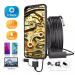 3 in 1 3.9mm 720P Industrial Endoscopes Smartphone Endoscope IP67 Waterproof 6 LED Lights PC Portable HD Endoscope Inspection Tool