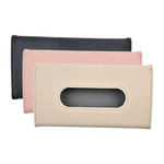 Car Sun Visor Tissue Box Chair Back Sunroof Car Napkin Box Hanging PU Leather Automotive Interior Tissue Box