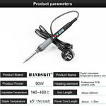 Handskit 110V/220V 60W/90W Adjustable Temperature Soldering Iron Set For cutting, Welding, Repair Welding