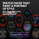 [2024 World Premiere]LinkMejor Ares 3 Plus 1.43 inch AMOLED Stainless Steel Navigation Crown IP68 Waterproof Realtek8773 Voice Calling 100+ Sport Modes 24H Health Monitor SpO2 Smart Watch
