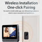 M17S Video Doorbell 4.3" Screen Infrared Night Vision Two-Way Audio 256GB Support Wireless Home Security Camera